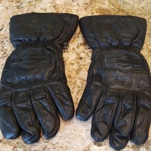 Leather Gloves Harley Davidson L